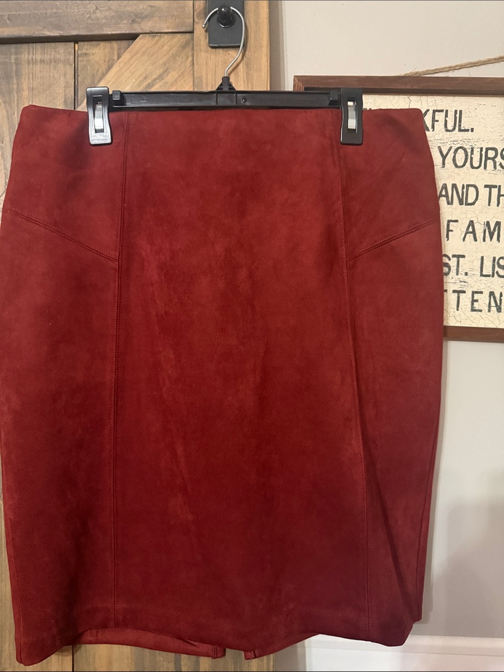 Marc New York by Marc Jacob’s faux-suede skirt in size large
